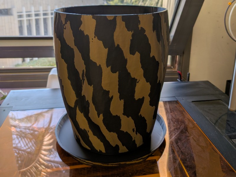 Obsidian Sirocco Planter design preview